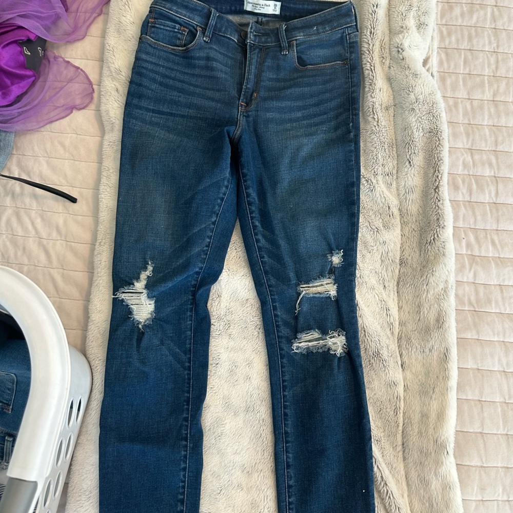 Abercrombie and Fitch Super Skinny Mid-Rise